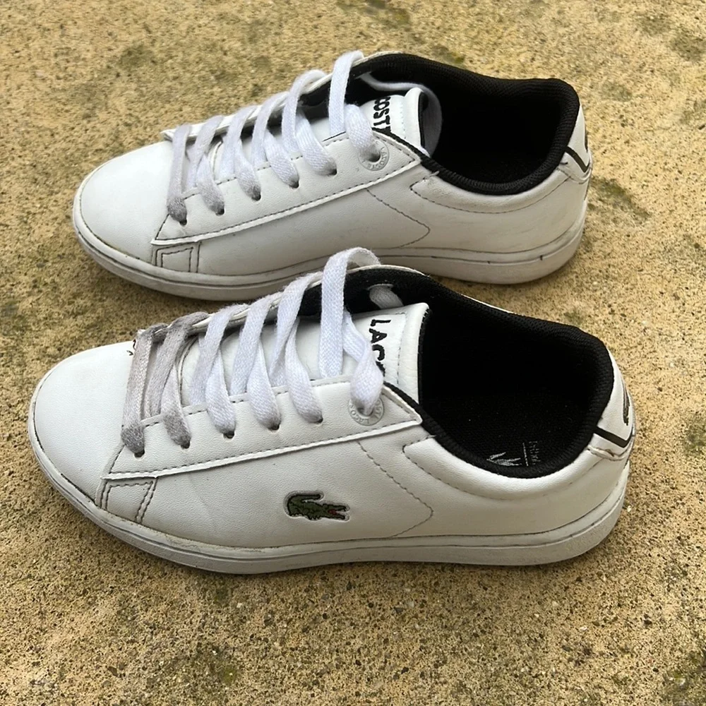 Lacoste Carnaby White/Blue Pro Sneakers Toddler Size 11
